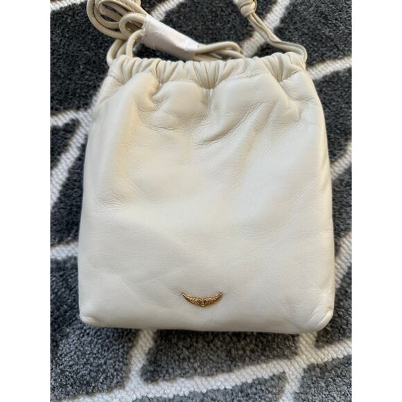 Zadig & Voltaire Rock to go Leather Macrame Crossbody Bag NWT - Picture 6 of 10